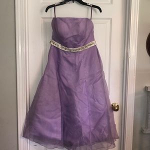 Purple bridesmaid dress
